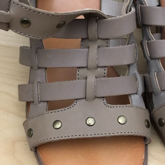 SEYCHELLES Studded & Ankle Wrap Heeled Sandals - Picture 9 of 13